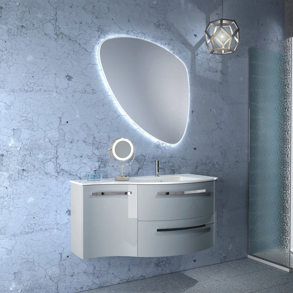 745 - Neo Modern LED Lighted Freestanding Mirror - The Blanche
