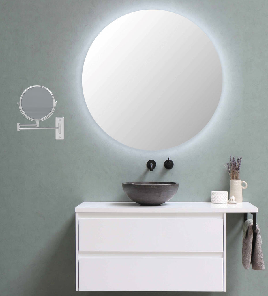 211 - 5x/1x Magnified Double Arm Wall Mirror - THE MARILYN