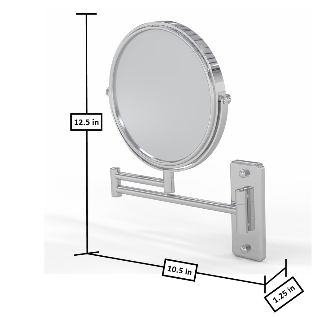 211 - 5x/1x Magnified Double Arm Wall Mirror - THE MARILYN