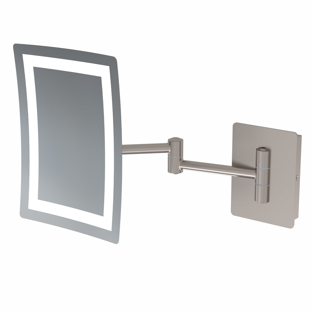 949 - 3x Magnification Rectangular Single-Sided Arm Wall Mirror - THE BETTY